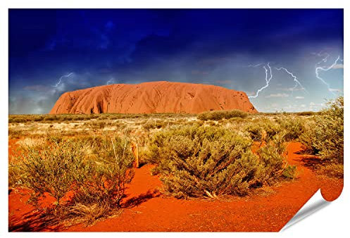 islandburner XXL Bild Poster Ayers Rock Australien Premium Bilder Fotodruck