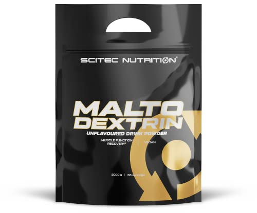 Scitec Nutrition Maltodextrin - 100% Kohlenhydratpulver | 100% Maltodextrin - Geschmacksneutrales Polysaccharid-Pulver - Aus Glucoseeinheiten - Vegan - 2 kg, Ohne Geschmack