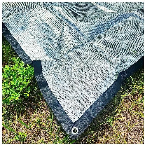 Schattennetz Camping Alu Sonnenschutz Netz Silber Sonnensegel Schattierungsnetz Garten Autos Beschattungsnetz Gewächshaus Mit Ösen Für Dachgeschoss Decke Überdachung Terrassen (Size : 1x3M)