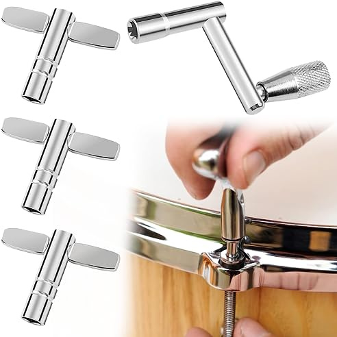 4 Pcs Adjustable Drum Key Adjusting Remove Replace The Drum For Most Drums Drum Key Set Fine-tune To Meet The Feel For Drum Kit Snare Drum Bass Drum For Parties And Drum Enthusiasts | Adjusting Remove Replace The Drum, Fine-tune To Meet The Feel, For Drum Kit Snare Drum Bass Drum
