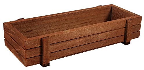 Natudeco Caja De Jardinera De Madera Caja De Jardinera Rectangular De Madera Caja De Jardinera De Flores De Madera Caja De Jardinera Suculenta Caja De Jardinera De Balcón Interior Pequeña Rectangular