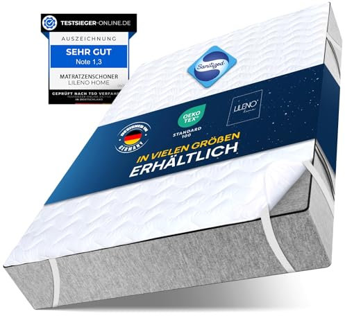 LILENO HOME Matratzenschoner 140x200 cm - Matratzenauflage 140x200 atmungsaktiv u. waschbar- extra weicher Matratzenschoner als Matratzen-Cover u. Schoner für Topper, Boxspringbett u. als Unterbett