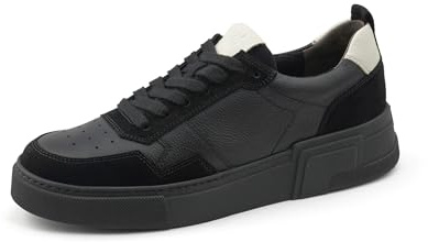 Paul Green Damen Pauls mit Wechselfußbett, Frauen Low-Top Sneaker,Freizeitschuhe,Laufschuhe,schnürschuhe,schnürer,Schwarz (Black),39 EU / 6 UK