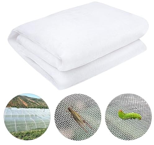 Huanmin Rete Anti Insetti, Rete Orto 3X10m Reti Protettive, Giardino Rete Uccelli Protezione, Rete per Insetti Orto per Frutti Verdura Piante e Stagni, Reti Protettive da Giardino