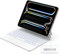 GOKOCO Magic Keyboard Case for iPad Pro 11-inch M4 2024,Easy-Set Magnetic Detachable Keyboard with Multi-Touch Trackpad,7 Colors Backlight,Floating Cantilever Stand,LCD Screen-White