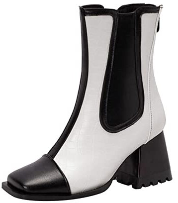 Stivali Donna Stivaletto Donna Estivo con Zeppa Interna Stivali Donna Estivi Stivali Moto Donna Estivi Stivali Alti Donna Stivaletti Donna con Tacco Largo Stivali