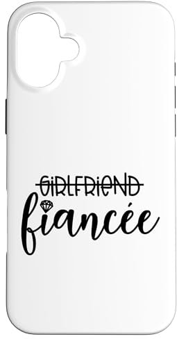 iPhone 16 Plus Girlfriend Fiancée Engagement Engaged Couple Matching Case