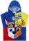 Get Trend Paw Patrol Badeponcho Kinder Handtuch mit Kapuze Strandtuch Baumwolle Poncho Badetuch Duschtuch (Blau Paw Patrol, 2-6 Jahre)