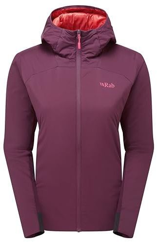 Rab Damen Xenair Alpine Flex Jacke, mulberry, XS
