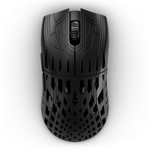 PWNAGE Trinity Souris de jeu sans fil 8 kHz – 39 g Ultralégère Esports Pro Gamer Flawless Professional Custom Xero PAW3950 Capteur optique 36 000 DPI – 8000 Hz – 100 % PTFE Patins Symm 2 – Noir