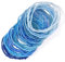 PEVive Lot de 30 bracelets de cheville colorés en perles de verre de style bohème pour femme à la mode, As detailed discription, Sans pierre précieuse