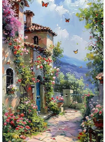 Lxmsja 5D Pintura Diamante Paisaje Kit, Paisaje Diamond Painting Adultos Kit, Kit Pintura Diamante Paisaje, DIY Diamond Painting Kit Completo Para Decoración De Pared Del Hogar 30x40cm