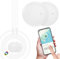 Air Tracker Tag for Android - Bluetooth Smart Tag 2 Pack Compatible with Google Find My/Find Hub, Tracker Devices, Item Finder for Key Luggage Suitcase Wallet Bike, Key Finder Replaceable Battery
