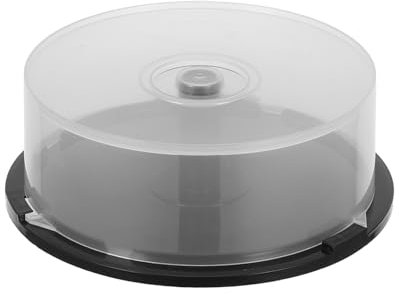 VICASKY Cd-aufbewahrung Behälter Für Und Dvds Runder Kunststoff-organizer Mit Zugriffsfunktion Aufbewahrungs-displayhalter Für Zuhause Und Büro Für Discs
