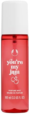 The Body Shop You’re My Jam Fragrance Mist (1x 100ml), Women’s Body Mist with Cherry Liqueur, Plum & Vanilla, Sweet Fruity Perfume Spray for Everyday Wear