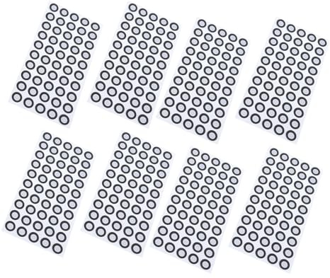 3D Scanner Marker, 500pcs 3D Scanner Drucker Markierungspunkte Referenzpunkt Diffuse Reflexionsmarker Positionierungsziele Scan Tracking Punkte 6mm ID 10mm OD