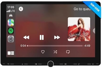 Car Play Screen CAM+DVR+OBD+ Double 2DIN 10.1 Car Stereo Android 14 GPS Radio Head Unit CarPlay