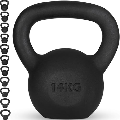 Senshi Japan Cast Iron Kettlebell, Cardio, Home & Functional Training, Muscle Building