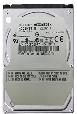 WBOBKO Hard disk interno da 320 GB per notebook SATA2 da 2,5 pollici, 320 G, 160 MB/s, 2/8 mb, 5400-7200 giri/min, disco rigido interno