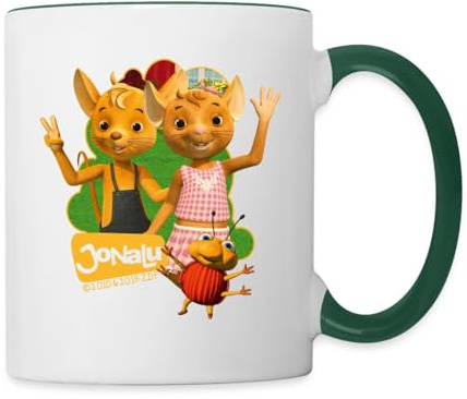 JoNaLu Jo Naya Und Lu Winken Fröhlich Tasse Zweifarbig