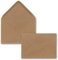 25 x Kraftpapier Umschläge DIN C5 Braun - 22,5 x 15,7 cm ohne Fenster 120 g/m² - Vintage Briefumschläge mit Nassklebung Spitzklappe