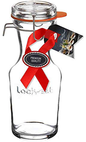 EINKOCHWELT 221-000LEK6EW01 Carafe Lock-EAT 1,0L mit Glasdeckel, klar
