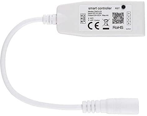 LEDKIA LIGHTING Mini-Controller WiFi LED-Streifen RGB 12/24V Weiß