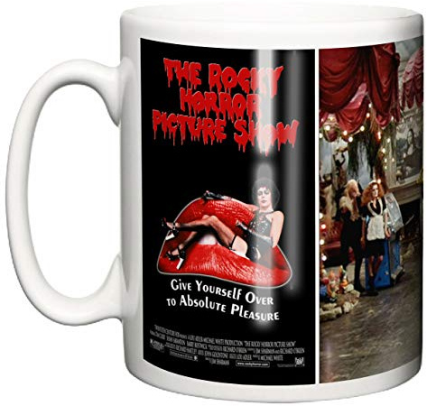 IIE, Classic Movie Musical The Rocky Horror Picture Show Poster & Scene, 1975 Tim Curry, Coffee or Tea Mug.