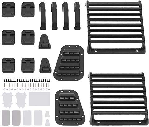 Defender Zubehör, Frontlampenschutz Ansauggitter Tür Motorabdeckung Scharnier Dekor Für Traxxas Defender 1/10 Rc Crawler Car Traxxas