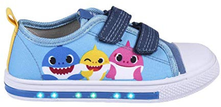 CERDÁ LIFE'S LITTLE MOMENTS 2300004710_T028-C56, Zapatilla Lona Baby Shark-Licencia Oficial Niceklodeon, Azul, 28 EU