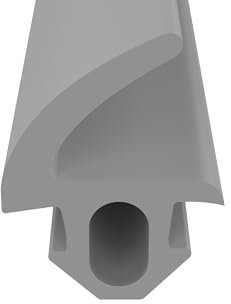 Junta de impacto para sistemas de ventanas, para acristalamiento de exterior e interior, para ventanas de plástico y aluminio, color gris 25 m