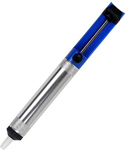 Lesnow Solder Sucker Desoldering Pump,Electric Soldering Iron Auxiliary Tool Manual Desoldering Suction Pump,Vacuum Pump Solder Removal Tool (1pcs Desoldering Pumps)