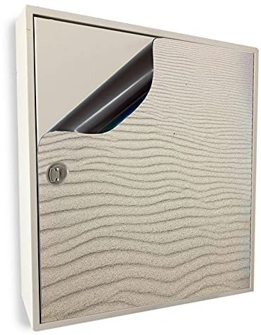 Smagnon Stromkasten Magnet Bild Deko Stromverteiler Sicherungskasten Motiv Sandstrand, Stromkasten Höhe:80 cm, Stromkasten Breite:100 cm