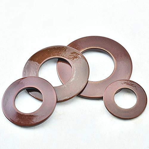 YONGERN 20pcs 60 Si2MnA Belleville Compression Spring Washer Disc Spring Outer Dia 14/16/18mm Inner Dia 7.2-9.2mm Thickness 0.35-1mm (Size : 14 x 7.2 x 0.5mm)
