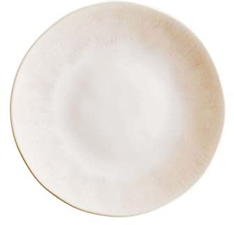 BUTLERS Teller Ø23cm ATLANTIS Steinzeug Geschirr | Kuchenteller Frühstücksteller Speiseteller Essteller | Farbverlauf mit Boho-Stil | Mikrowellen- & spülmaschinenfest