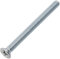 AERZETIX - C59665 - Lot de 50 vis à métaux M4x45 mm à tête fraisée PH2 - DIN 965 - en acier au carbone - dureté 4.8 - finition zingué - pour fixation vis tournevis assemblage
