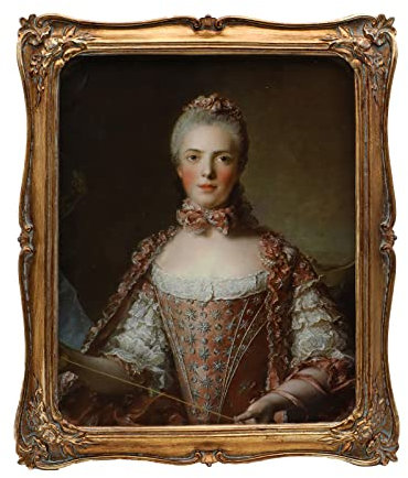 YULINK 20,3 x 25,4 cm Vintage-Bilderrahmen, antiker verzierter Bronze-Gold-Fotorahmen, für Tisch- und Wandanzeige, dekorative Retro-Heimdekoration, altmodische Fotogalerie-Kunst