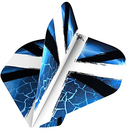 Mission Darts Josh Rock Dart-Flights | 100 Mikron Premium extra stark Standard No2 | 5 Sets (F3940)
