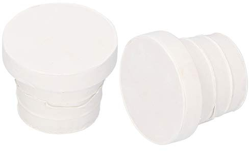 Haofy 2Pcs Ladder Rubber Stopper Bumper, Pool Ladder Accessory Replacement Safety Guard Swimming Pool Supplies