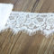 Spitze 9 cm Breite handgefertigt DIY. Weiße Wimpernspitze-Trimmspitze-Stoff 3-Yard-Länge Spitze