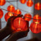 Ausolee Solar Lichterkette Lampion Außen,5.5 Meter 20 LED Laternen 8 Modi,lampions Außen Wetterfest IP65,Outdoor Lichterkette Solar Für Garten, Hof, Hochzeit, Fest Deko (Rot)