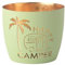 Windlicht Madras Happy camper Eisen Höhe 8,5 cm pastellgrün Gold