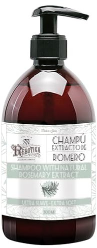 Mi Rebotica - Rosmarin Shampoo für trockenes, gefärbtes, feines und/oder brüchiges Haar (500 ml)