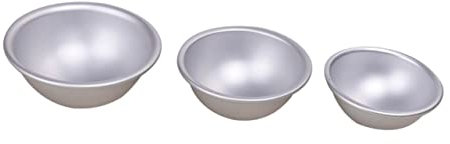 IMIKEYA 6stücke Badebombenformen Aus Metall in Verschiedenen Aluminiumlegierung Für Diy Badesalz Backformen Für Küche Und Heimwerkerprojekte
