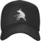 KWQDOZF Sternzeichen Stier Casquette verstellbare Mode Sport Skull Cap Baseball Cap schwarz