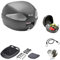 farbrothersonline KOMPATIBEL MIT Piaggio Zip 50 Disco B29NT2 TECH Suitcase TOPCASE + GIVI-Platte FÜR 1 Integral- ODER Jet-Helm 29LT TRANSPARENTE EINSÄTZE FÜR Motorrad-Roller MIT HECKGEPÄCKTRÄGER