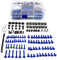 Motorrad Schrauben Set FÜR B-MW HP4 R1250GS K1100LT K1100RS K1200GT K1200LT K1200R K1200R Sport M6 M5 Verkleidungsschrauben Kit Karosseriebefestigungen Schrauben Mutter(Blue)