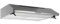 GLEM Hotte Visière Casquette aspirante inox Largeur 60cm Débit d'air 250m3/h