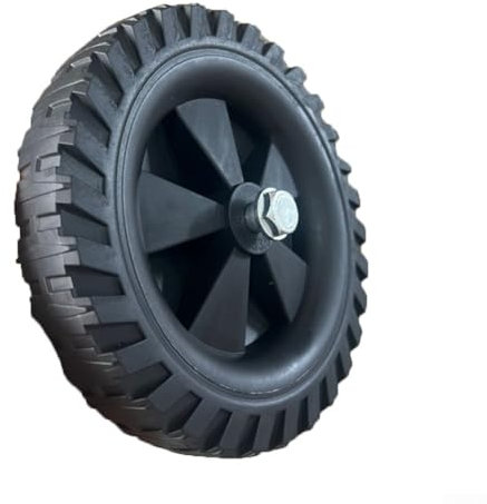 Oniissy Rueda de compresor de aire de 7 pulgadas con tornillos, accesorios de bomba de aire de rueda de goma, piezas de repuesto antideslizantes para ruedas de absorción de impactos de compresor de