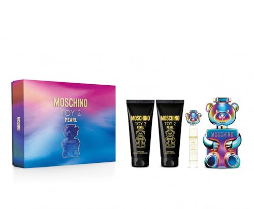 Moschino Toy 2 Pearl EAU de Parfum Geschenkset 2024 (100 ml EDP, Bodylotion, Duschgel und 10 ml Reisespray)